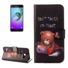 For Galaxy A5(2017) Little Bear Pattern Leather Case with Holder, Card Slots & Wallet