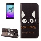 For Galaxy A5(2017) Little Cat Pattern Leather Case with Holder, Card Slots & Wallet