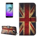 For Galaxy A5(2017) UK Flag Pattern Leather Case with Holder, Card Slots & Wallet