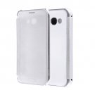 For Galaxy A5(2017) Silver Flip Leather Case with Sleep / Wake-up Function