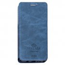 For Galaxy A5(2017) Dark Blue Mofi Crazy Horse Leather Case with Holder & Card Slots