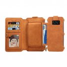 For Galaxy A5(2017) Brown Sheep Bar Material Universal Detachable Back Case