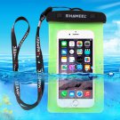 For Galaxy A5 & More HAWEEL Green Universal Waterproof Bag with Lanyard