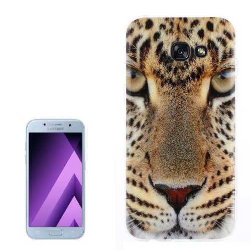 For Galaxy A5 (2017) / A520 Leopard Pattern TPU Back Case