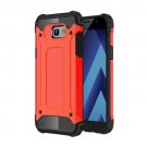For Galaxy A5(2017) Red Tough Armor TPU + PC Combination Case
