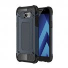 For Galaxy A5(2017) Dark Blue Tough Armor TPU + PC Combination Case