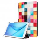 For Galaxy Tab E 8.0 Painting Custer 2 Texture Flip Leather Case with 3 Fold Holder