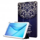 For Galaxy Tab E 8.0 Painting Custer 10 Texture Flip Leather Case with 3 Fold Holder
