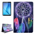 For Galaxy Tab E 8.0 Windbell Pattern Flip Leather Case with Holder & Card Slot