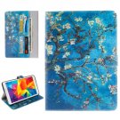 For Galaxy Tab E 8.0 Blossom Pattern Flip Leather Case with Holder & Card Slots & Wallet