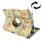 For Galaxy Tab A 9.7 Owls Pattern Flip Leather Case with Rotating Holder