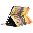 For Galaxy Tab A 9.7 Lion Pattern Flip Leather Case with Holder, Card Slots & Wallet