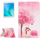 For Galaxy Tab A 9.7 Cottage Pattern Horizontal Flip Leather Case with Holder