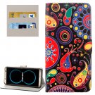 For Galaxy S8 Acaleph Pattern Flip Leather Case with Holder, Card Slots & Wallet