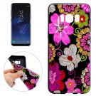 For Galaxy S8 Colourful Flower Pattern Soft TPU Protective Case