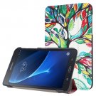 For Galaxy Tab A 7.0 Abstract Pattern Flip Leather Case with 3-folding Holder