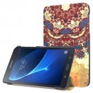 For Galaxy Tab A 7.0 National Style Pattern Flip Leather Case with 3-folding Holder