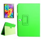For Galaxy Tab S 10.5 Green Lichee Texture Horizontal Flip Leather Case with Holder