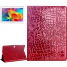 For Galaxy Tab S 10.5 Red Crocodile Texture Flip Leather Case with Holder