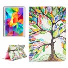 For Tab S 10.5 Tree Pattern 2 Side Print Leather Case with Holder, Card Slots & Wallet