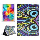 For Tab S 10.5 Owl Pattern 2 Side Print Leather Case with Holder, Card Slots & Wallet