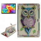 For Tab S 10.5 Owl Pattern Leather Case with Holder & Card Slots & Wallet