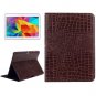 For Galaxy Tab 4 / 10.1 Crocodile Texture Leather Case with Holder - # Colors
