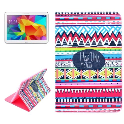 For Galaxy Tab 4 / 10.1 HAKUNA Pattern Horizontal Flip Leather Case with Holder