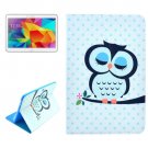 For Galaxy Tab 4 / 10.1 Owl Pattern Horizontal Flip Leather Case with Holder