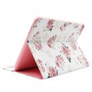 For Galaxy Tab 4 / 10.1 Rose Pattern Leather Case with Holder, Card Slots & Wallet
