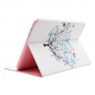 For Galaxy Tab 4 / 10.1 Flowers Pattern Leather Case with Holder, Card Slots & Wallet