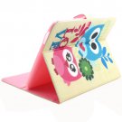 For Galaxy Tab 4 / 10.1 Owl Pattern Leather Case with Holder, Card Slots & Wallet