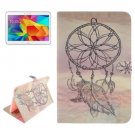 For Galaxy Tab 4 / 10.1 Windbell Pattern Leather Case with Holder, Card Slots & Wallet