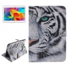 For Galaxy Tab 4 / 10.1 Tiger Pattern Leather Case with Holder, Card Slots & Wallet