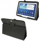 For Galaxy Tab 3 (10.1) Litchi Texture Leather Case with Holder - # Colors