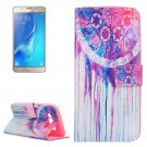 For Galaxy J5 (2016) Dreamcatcher Pattern Leather Case with Holder, Card Slots & Wallet
