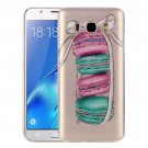 For Galaxy J5 (2016) Macarons Pattern IMD Workmanship Soft TPU Protective Case