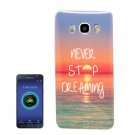 For Galaxy J5 (2016) Sunrise Pattern Soft TPU Protective Case Back Cover