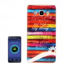 For Galaxy J5 (2016) Stripes Pattern Soft TPU Protective Case Back Cover