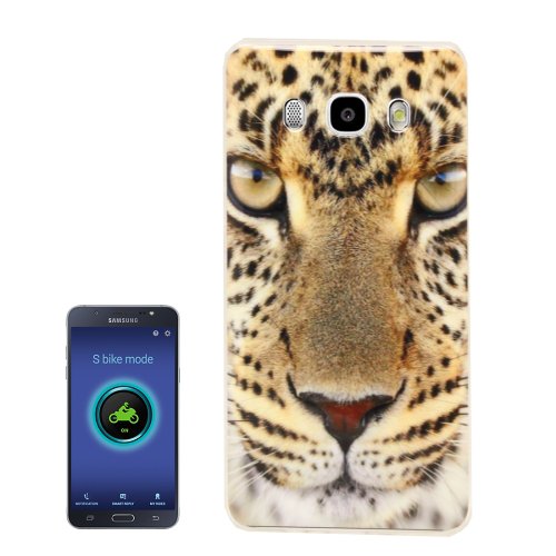 For Galaxy J5 (2016) Leopard Pattern Soft TPU Protective Case Back Cover