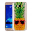 For Galaxy J7 (2016) Pineapple Pattern IMD Workmanship Soft TPU Protective Case