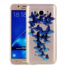 For Galaxy J7 (2016) Butterflies Pattern IMD Workmanship Soft TPU Protective Case