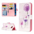 For Galaxy J7 (2016) Dandelion Flip Leather Case with 9 Card Slots, Wallet & Holder