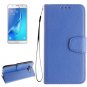 For Galaxy J7 (2016) Litchi Leather Case with Card Slots, Wallet & Photo Frame - # Colors