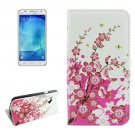 For Galaxy J7 (2016) Blossom Pattern Flip Leather Case with Holder, Card Slots & Wallet