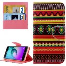 For Galaxy A3(2016) Aztec Pattern Flip Leather Case with Holder, Card Slots & Wallet