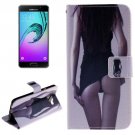 For Galaxy A3(2016) Sexy Lady Pattern Flip Leather Case with Holder, Card Slots & Wallet