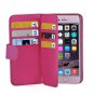 For iPhone 6/6s Wallet 6 Card Slots PU Leather Case with Lanyard - # Colors
