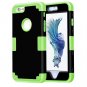 For iPhone 6/6s Separable Contrast PC + Silicone Combination Case - # Colors