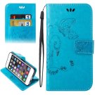 For iPhone 6/6s Crazy Horse Printing Leather Case with Holder, Wallet & Card Slots # Colors